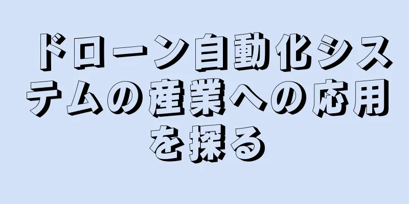 ドローン自動化システムの産業への応用を探る