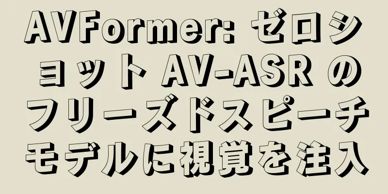 AVFormer: ゼロショット AV-ASR のフリーズドスピーチモデルに視覚を注入