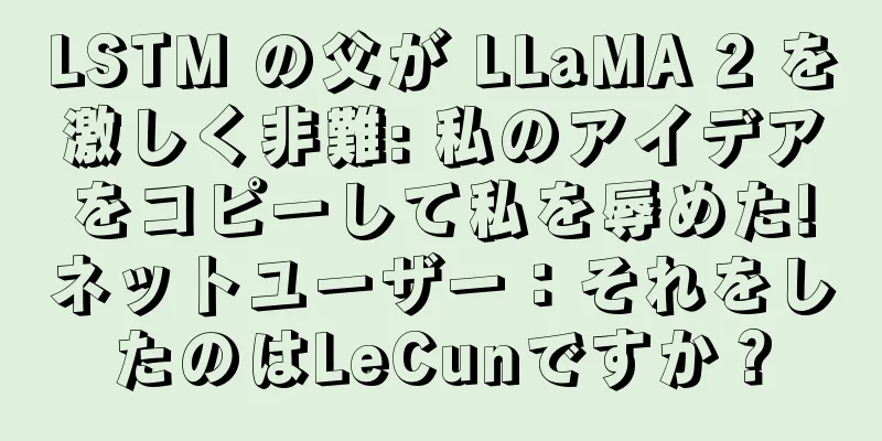 LSTM の父が LLaMA 2 を激しく非難: 私のアイデアをコピーして私を辱めた!ネットユーザー：それをしたのはLeCunですか？