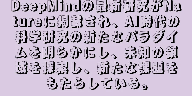 DeepMindの最新研究がNatureに掲載され、AI時代の科学研究の新たなパラダイムを明らかにし、未知の領域を探索し、新たな課題をもたらしている。