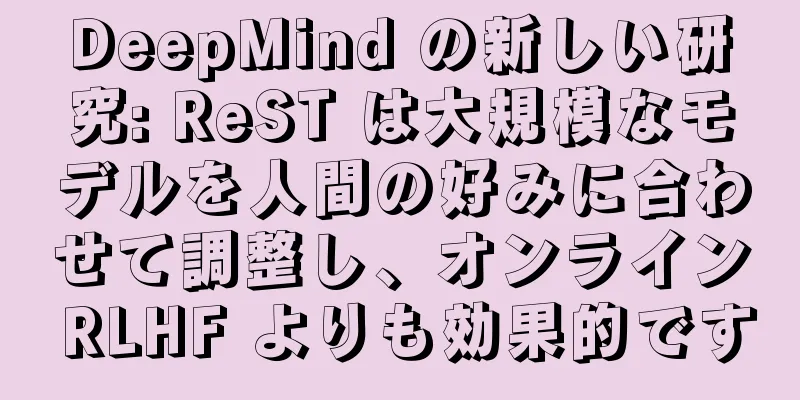 DeepMind の新しい研究: ReST は大規模なモデルを人間の好みに合わせて調整し、オンライン RLHF よりも効果的です