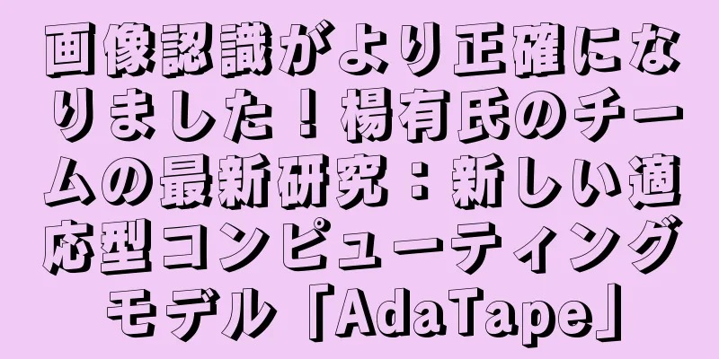 画像認識がより正確になりました！楊有氏のチームの最新研究：新しい適応型コンピューティングモデル「AdaTape」