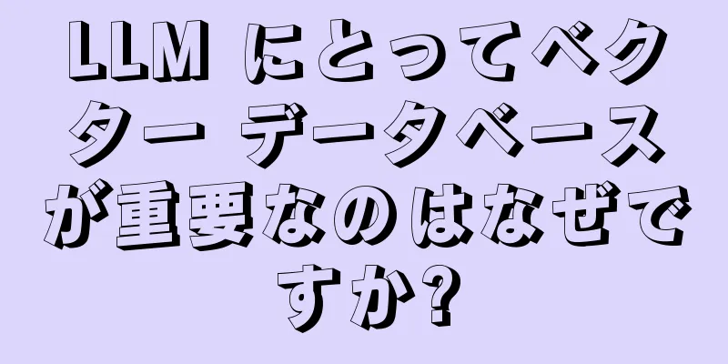 LLM にとってベクター データベースが重要なのはなぜですか?