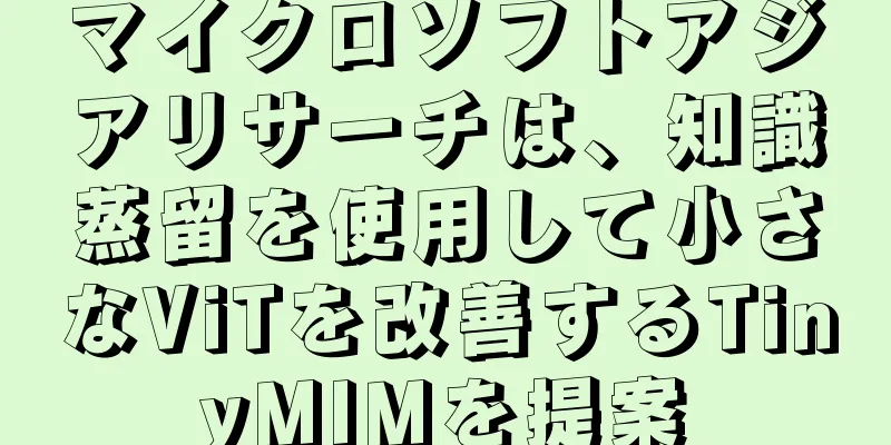 マイクロソフトアジアリサーチは、知識蒸留を使用して小さなViTを改善するTinyMIMを提案