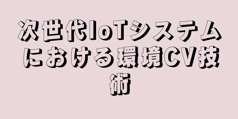 次世代IoTシステムにおける環境CV技術