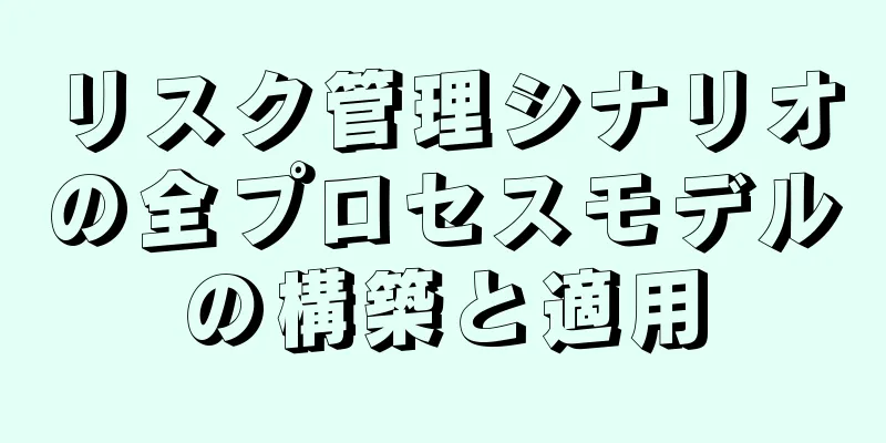リスク管理シナリオの全プロセスモデルの構築と適用