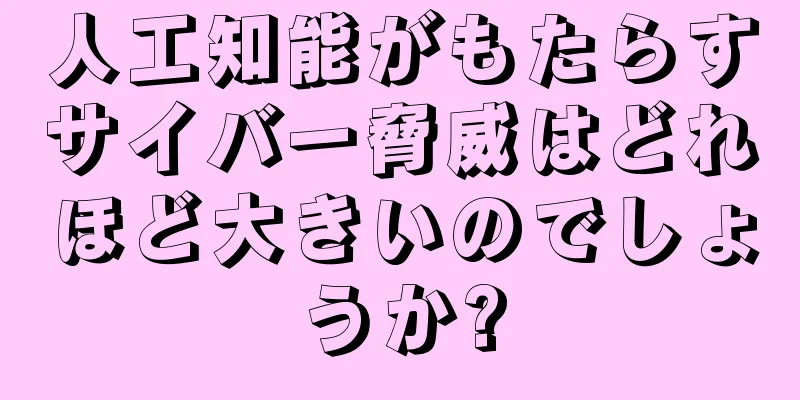 人工知能がもたらすサイバー脅威はどれほど大きいのでしょうか?