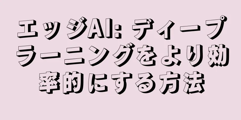 エッジAI: ディープラーニングをより効率的にする方法