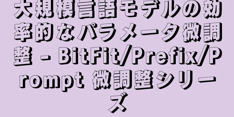 大規模言語モデルの効率的なパラメータ微調整 - BitFit/Prefix/Prompt 微調整シリーズ