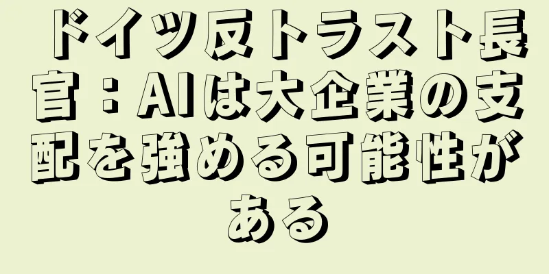 ドイツ反トラスト長官：AIは大企業の支配を強める可能性がある