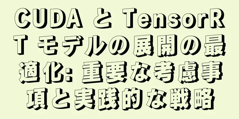 CUDA と TensorRT モデルの展開の最適化: 重要な考慮事項と実践的な戦略