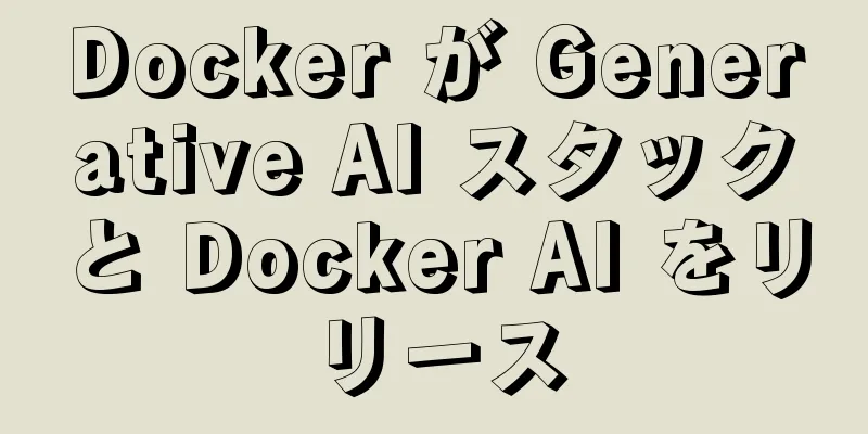 Docker が Generative AI スタックと Docker AI をリリース
