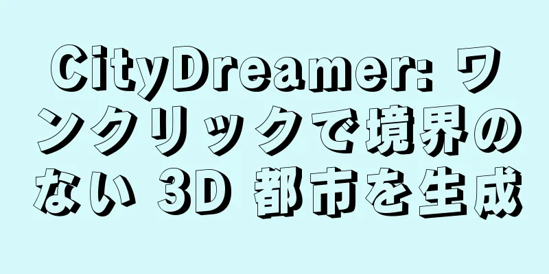 CityDreamer: ワンクリックで境界のない 3D 都市を生成