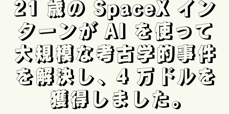 21 歳の SpaceX インターンが AI を使って大規模な考古学的事件を解決し、4 万ドルを獲得しました。