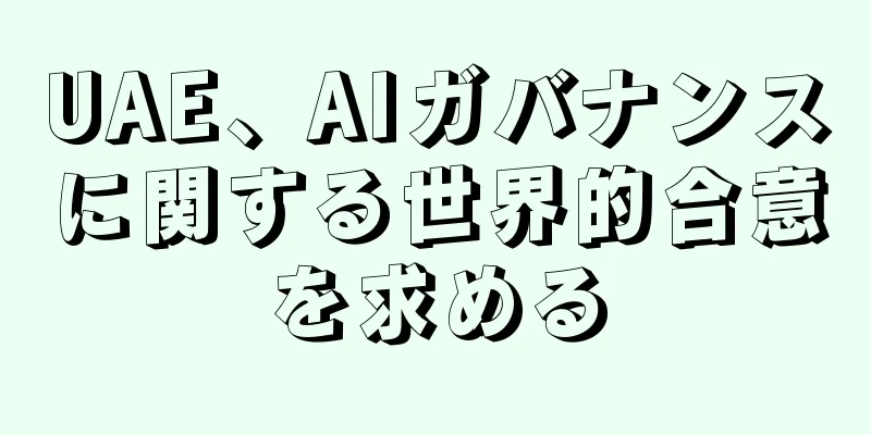 UAE、AIガバナンスに関する世界的合意を求める
