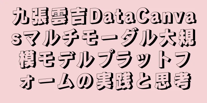 九張雲吉DataCanvasマルチモーダル大規模モデルプラットフォームの実践と思考