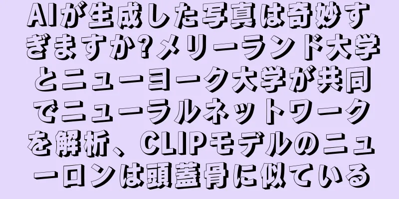 AIが生成した写真は奇妙すぎますか?メリーランド大学とニューヨーク大学が共同でニューラルネットワークを解析、CLIPモデルのニューロンは頭蓋骨に似ている