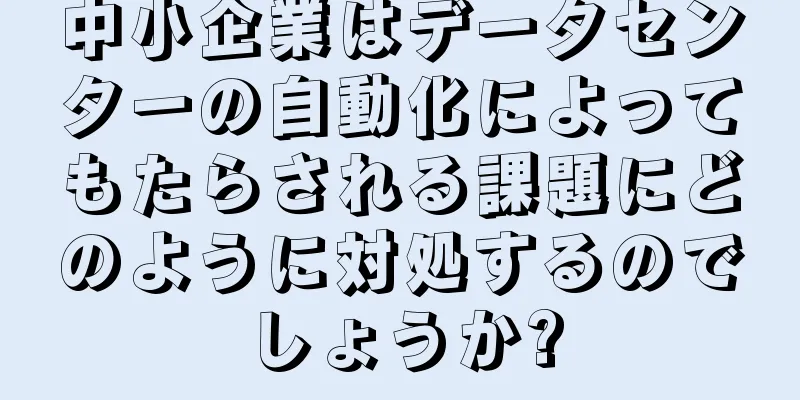中小企業はデータセンターの自動化によってもたらされる課題にどのように対処するのでしょうか?