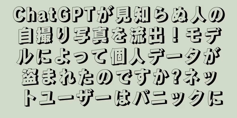 ChatGPTが見知らぬ人の自撮り写真を流出！モデルによって個人データが盗まれたのですか?ネットユーザーはパニックに