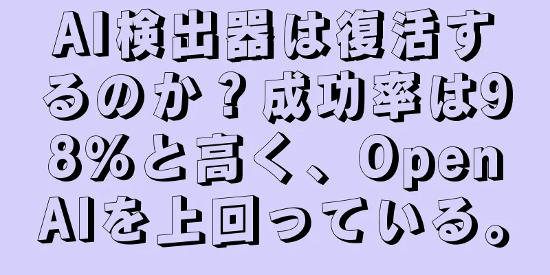 AI検出器は復活するのか？成功率は98％と高く、OpenAIを上回っている。