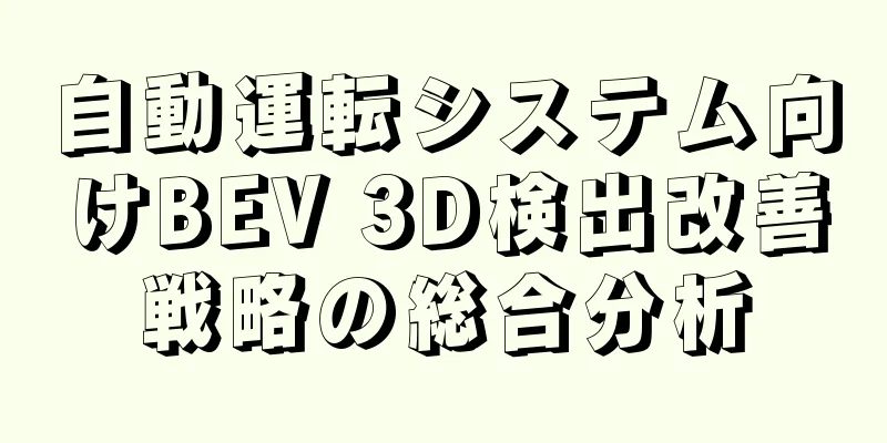 自動運転システム向けBEV 3D検出改善戦略の総合分析