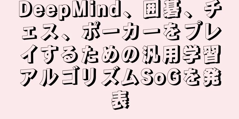 DeepMind、囲碁、チェス、ポーカーをプレイするための汎用学習アルゴリズムSoGを発表