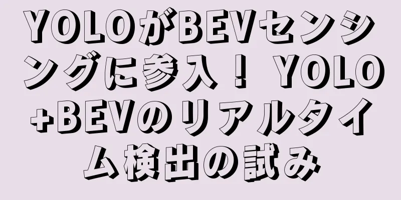 YOLOがBEVセンシングに参入！ YOLO+BEVのリアルタイム検出の試み