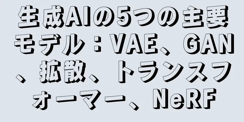 生成AIの5つの主要モデル：VAE、GAN、拡散、トランスフォーマー、NeRF