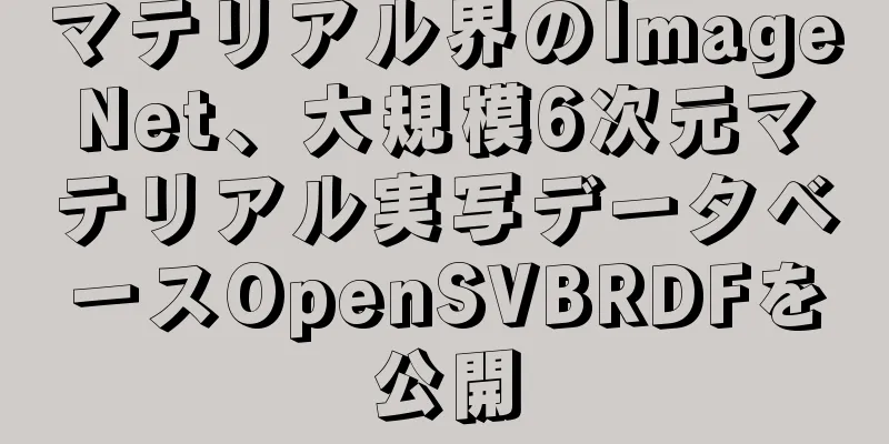 マテリアル界のImageNet、大規模6次元マテリアル実写データベースOpenSVBRDFを公開
