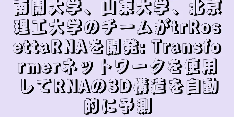南開大学、山東大学、北京理工大学のチームがtrRosettaRNAを開発: Transformerネットワークを使用してRNAの3D構造を自動的に予測