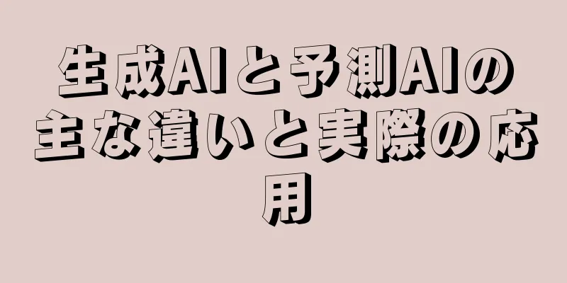 生成AIと予測AIの主な違いと実際の応用