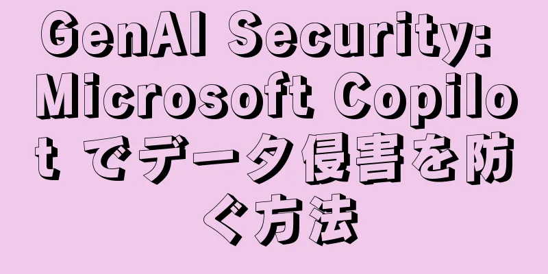 GenAI Security: Microsoft Copilot でデータ侵害を防ぐ方法