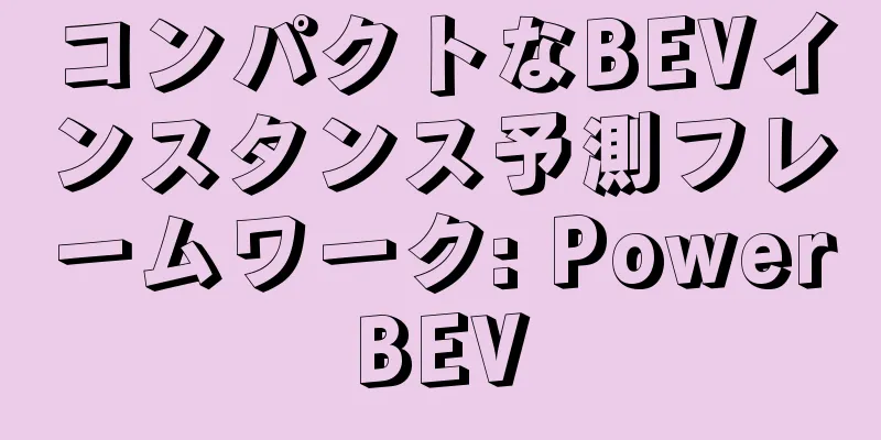 コンパクトなBEVインスタンス予測フレームワーク: PowerBEV