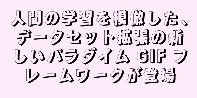 人間の学習を模倣した、データセット拡張の新しいパラダイム GIF フレームワークが登場