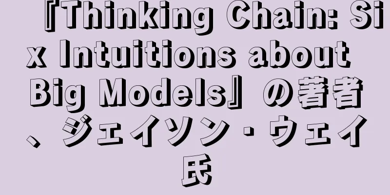 『Thinking Chain: Six Intuitions about Big Models』の著者、ジェイソン・ウェイ氏