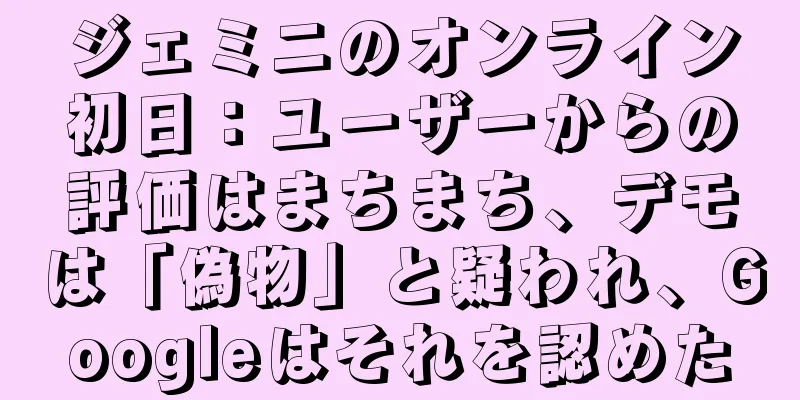 ジェミニのオンライン初日：ユーザーからの評価はまちまち、デモは「偽物」と疑われ、Googleはそれを認めた