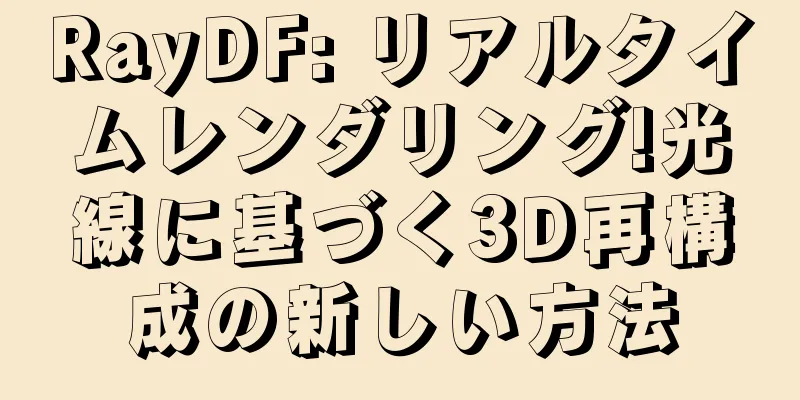 RayDF: リアルタイムレンダリング!光線に基づく3D再構成の新しい方法