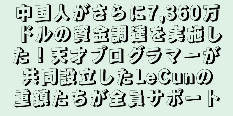 中国人がさらに7,360万ドルの資金調達を実施した！天才プログラマーが共同設立したLeCunの重鎮たちが全員サポート