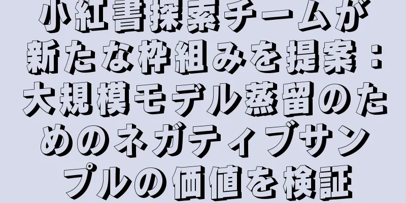 小紅書探索チームが新たな枠組みを提案：大規模モデル蒸留のためのネガティブサンプルの価値を検証