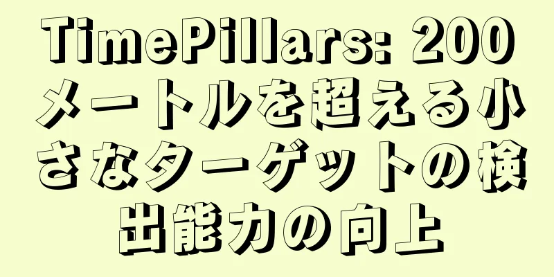 TimePillars: 200メートルを超える小さなターゲットの検出能力の向上