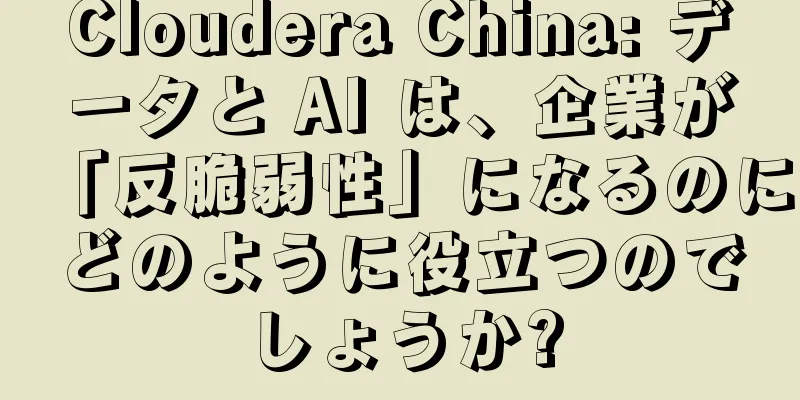 Cloudera China: データと AI は、企業が「反脆弱性」になるのにどのように役立つのでしょうか?