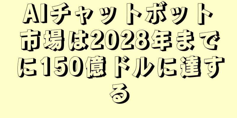 AIチャットボット市場は2028年までに150億ドルに達する