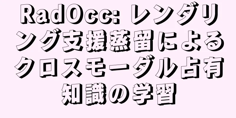 RadOcc: レンダリング支援蒸留によるクロスモーダル占有知識の学習