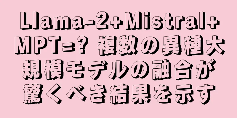 Llama-2+Mistral+MPT=? 複数の異種大規模モデルの融合が驚くべき結果を示す