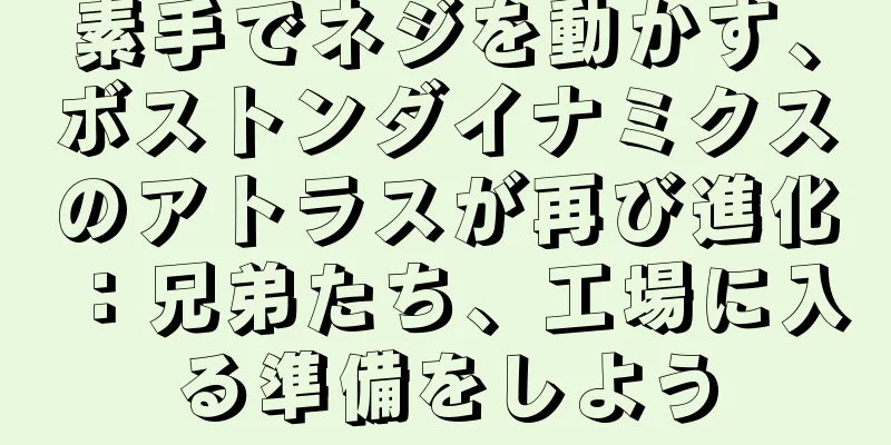 素手でネジを動かす、ボストンダイナミクスのアトラスが再び進化：兄弟たち、工場に入る準備をしよう