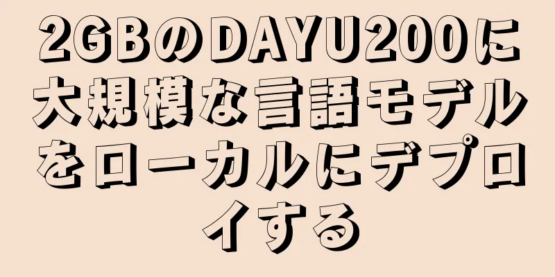 2GBのDAYU200に大規模な言語モデルをローカルにデプロイする