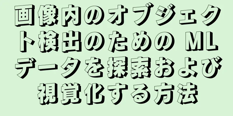 画像内のオブジェクト検出のための ML データを探索および視覚化する方法