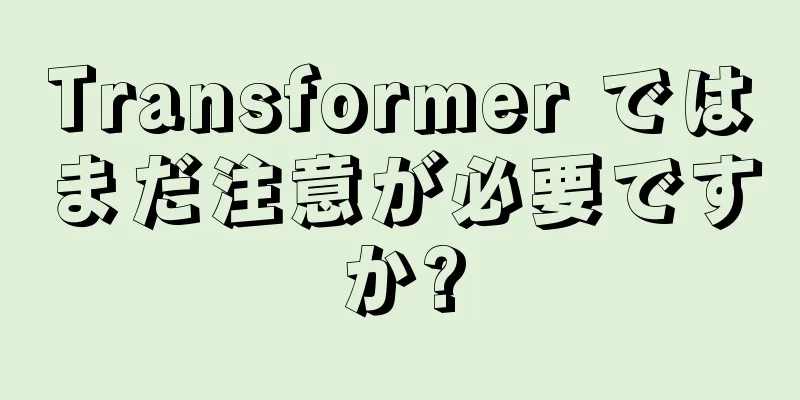 Transformer ではまだ注意が必要ですか?