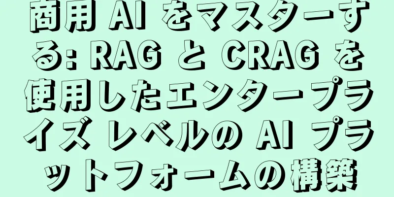 商用 AI をマスターする: RAG と CRAG を使用したエンタープライズ レベルの AI プラットフォームの構築
