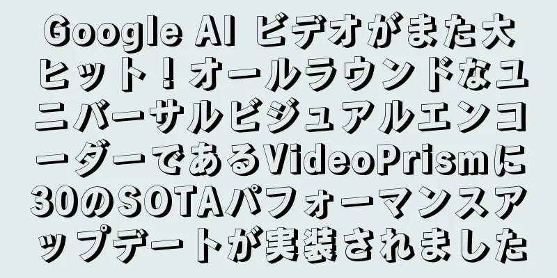 Google AI ビデオがまた大ヒット！オールラウンドなユニバーサルビジュアルエンコーダーであるVideoPrismに30のSOTAパフォーマンスアップデートが実装されました